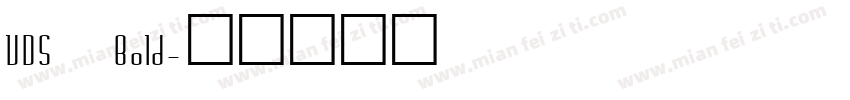 VDS Bold字体转换